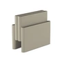 Kartell - Magazine rack with four pockets, taupe