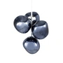 Tom Dixon - Melt Mini LED chandelier, smoke / silver