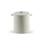 Searx - Earth Pot with lid S, white