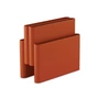 Kartell - Magazine rack with four pockets, orange