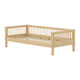 Flexa - Classic Single bed and cross struts, 90 x 200 cm, natural pine