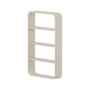 Flexa - Nova wall shelf, 50 x 83 cm, cream
