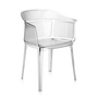 Kartell - Papyrus armchair, crystal clear