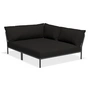 HOUE - Level 2 Cozy Sofa, right, dark gray / charcoal