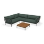 HOUE - Level 2 Lounge set 7, incl. side table, dark grey / alpine