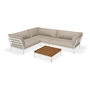 HOUE - Level 2 Lounge set 7, incl. side table, muted white / ash