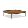 HOUE - LEVEL - LEVEL 2 Coffee table, 81 x 81 cm, bamboo / dark gray