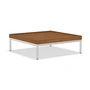 HOUE - LEVEL - LEVEL 2 Coffee table, 81 x 81 cm, bamboo / muted white
