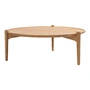 Design House Stockholm - Aria Side table high, Ø 90 x 42.5 cm, oak