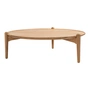 Design House Stockholm - Aria Side table low, Ø 50 x 37 cm, oak