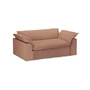HKliving - Nomad sofa, 2-seater, linen / dusty rose