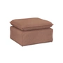 HKliving - Nomad sofa, stool, linen / dusty rose