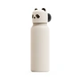 LIEWOOD - Falk water bottle with panda lid, 350 ml, sandy