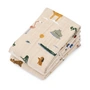 LIEWOOD - Lewis muslin cloths made of organic cotton, Around the world, sandy (set of 2)