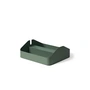 Pedestal - Power Tray double, 25.5 x 27.5 cm, mossy green