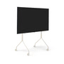 Pedestal - Moon Rollin' Tall TV stand, 44 - 70 inch, pearl