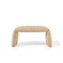 nanimarquina - Folded bench, medium, 97 x 45 cm, beige