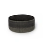 nanimarquina - Tres Persian Pouf, Ø 90 x H 40 cm, large, black