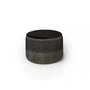 nanimarquina - Tres Persian Pouf, Ø 60 x H 43 cm, medium, black