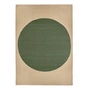 nanimarquina - Topo wool rug, 200 x 300 cm, green