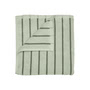 Blomus - Arto Bath towel, 140 x 70 cm, thin stripes, desert sage / agave green