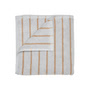 Blomus - Arto Bath towel, 140 x 70 cm, thin stripes, micro chip / tan
