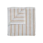 Blomus - Arto Bath towel, 140 x 70 cm, thin stripes, micro chip / tan