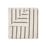 Blomus - Arto Bath towel, 140 x 70 cm, thin stripes, moonbeam / magnet
