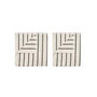 Blomus - Arto guest towel, 50 x 30 cm, moonbeam / magnet (set of 2)