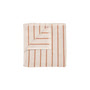 Blomus - Arto Towel, 100 x 50 cm, moonbeam / amber brown