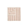 Blomus - Arto Towel, 100 x 50 cm, moonbeam / amber brown
