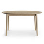 Northern - Expand Dining table Ø 140 cm, light oiled oak