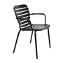 Zuiver - Vondel Garden chair with armrests, black