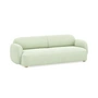 Northern - Gem 3-seater sofa, 220 x 97 cm, light oiled oak / mint ( Nevotex Flamur)