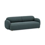 Northern - Gem 3-seater sofa, 220 x 97 cm, light oiled oak / storm blue ( Nevotex Lillehammer )