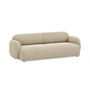 Northern - Gem 3-seater sofa, 220 x 97 cm, light oiled oak / otter beige ( Nevotex Lillehammer )