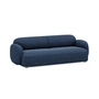 Northern - Gem 3-seater sofa, 220 x 97 cm, light oiled oak / light blue ( Nevotex Grace )