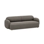 Northern - Gem 3-seater sofa, 220 x 97 cm, light oiled oak / warm gray ( Nevotex Grace )
