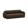 Northern - Gem 3-seater sofa, 220 x 97 cm, light oiled oak / taupe ( Nevotex Grace )