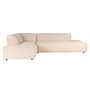 Zuiver - Fat Freddy Rib Corner sofa, left / natural