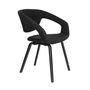 Zuiver - Flexback Chair, Boucle black