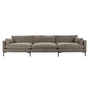 Zuiver - Summer 4.5-seater sofa, coffee