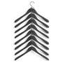 HAY - Soft Coat coat hanger wide, black (8 pcs.)