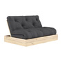 Karup Design - Flip day bed, 140 x 200 cm, natural pine / dark gray (734)