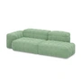 OUT Objekte unserer Tage - Henn Sofa 10, 245 x 105 cm, pistachio (Asator 0834 by Kvadrat/Raf Simons)