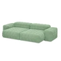 OUT Objekte unserer Tage - Henn Sofa 03, 280 x 140 cm, pistachio (Asator 0834 by Kvadrat/Raf Simons)