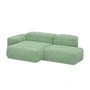 OUT Objekte unserer Tage - Henn Sofa 02, 245 x 140 cm, pistachio (Asator 0834 by Kvadrat/Raf Simons)
