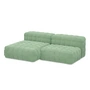 OUT Objekte unserer Tage - Henn Sofa 01, 210 x 140 cm, pistachio (Asator 0834 by Kvadrat/Raf Simons)