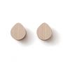 side by side - OI Wall hook S, 5 x 4.4 cm, natural ash (set of 2)