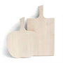 side by side - Sweet and sour cutting board, natural maple (set of 2)
